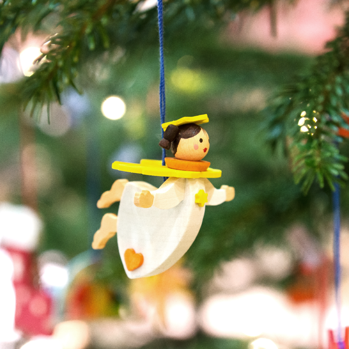 Floating Angel - Rose - Christmas tree decoration